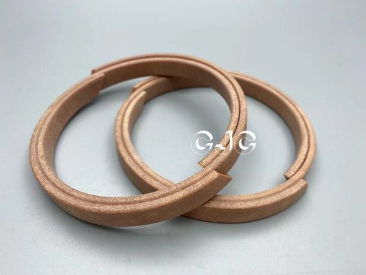 Καφετί υλικό σφραγίδων PTFE δαχτυλιδιών πετρελαίου χρώματος 07156-01012 για την κινητή υδραυλική